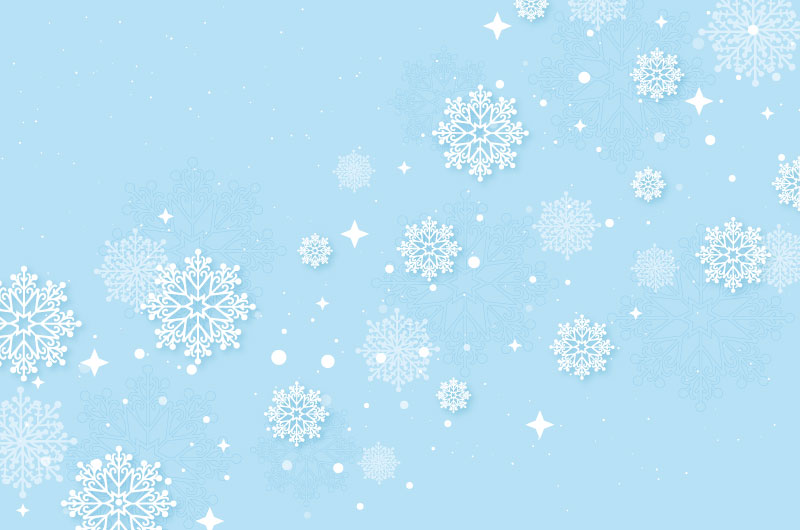 冬季雪花图案背景/墙纸矢量素材(AI/EPS)