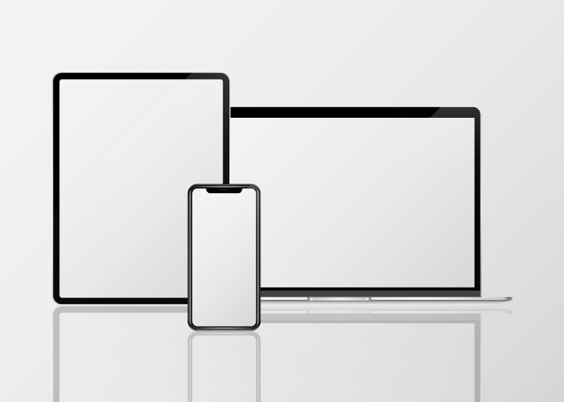 MacBook/iPad/iPhone模型矢量素材(EPS)